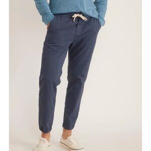 NEW Marine Layer Saturday Jogger Slim Fit Organic Cotton Blue Men’s Size M